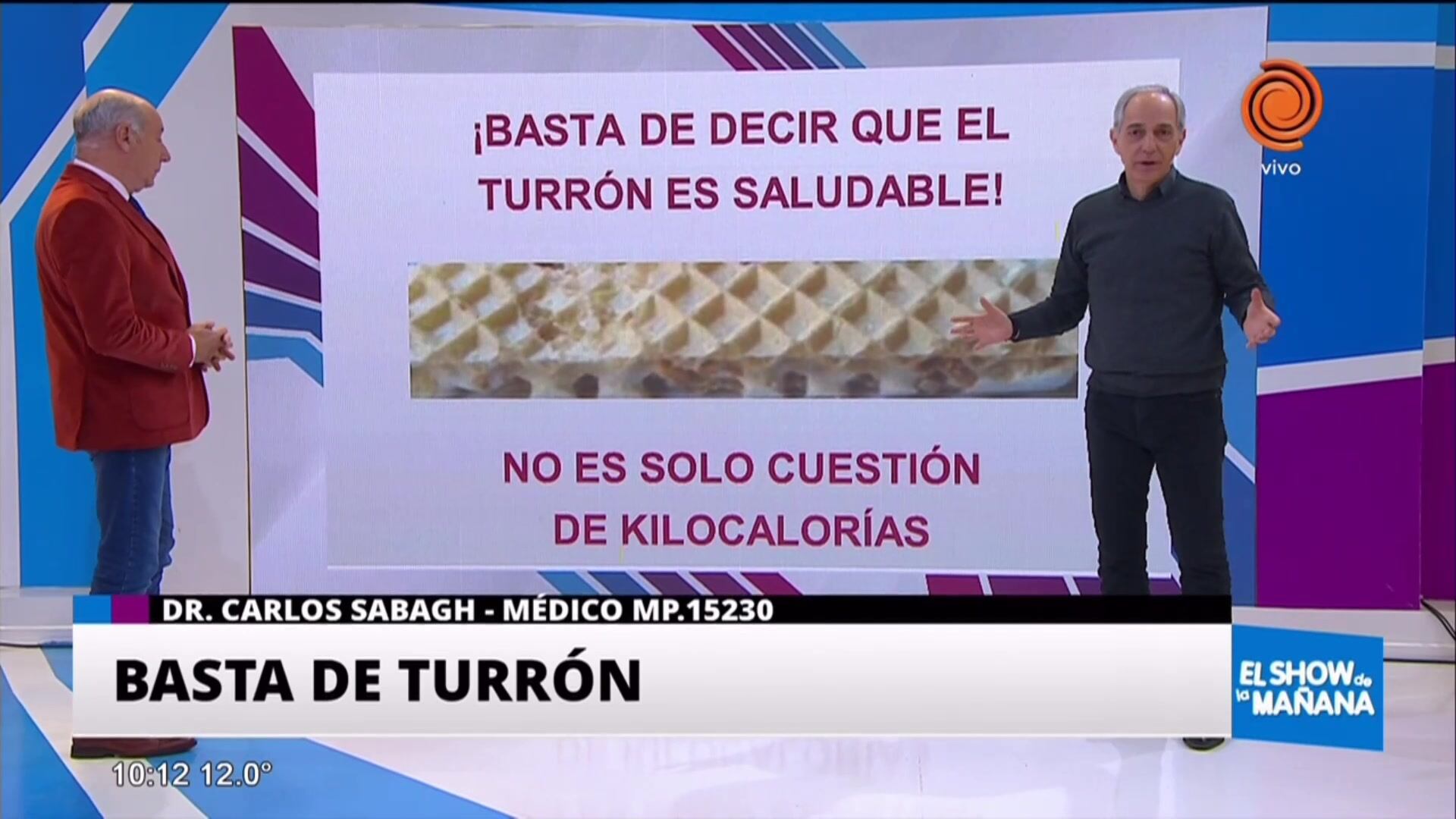 ¡Basta de turrón!