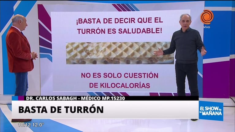 ¡Basta de turrón!