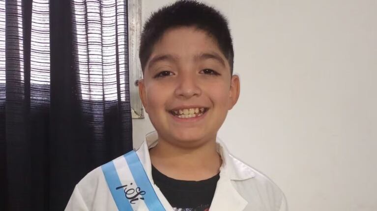 Bastian Escalante, el nene de 10 años asesinado durante un tiroteo.