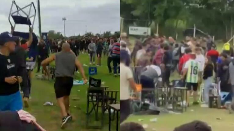 Batalla campal en un torneo de fútbol amateur de Córdoba.