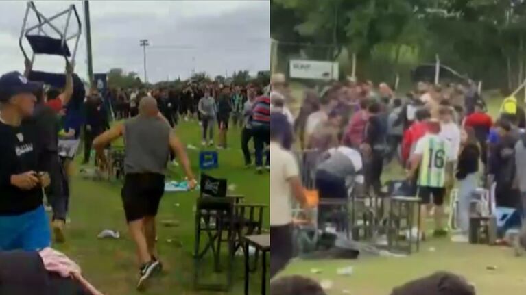 Batalla campal en un torneo de fútbol amateur de Córdoba.