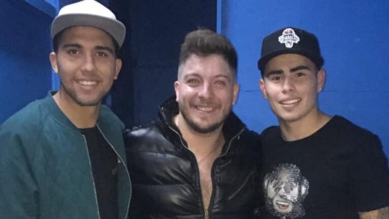 Bebelo, Damián y el Chino juntos en Casa Blanca.