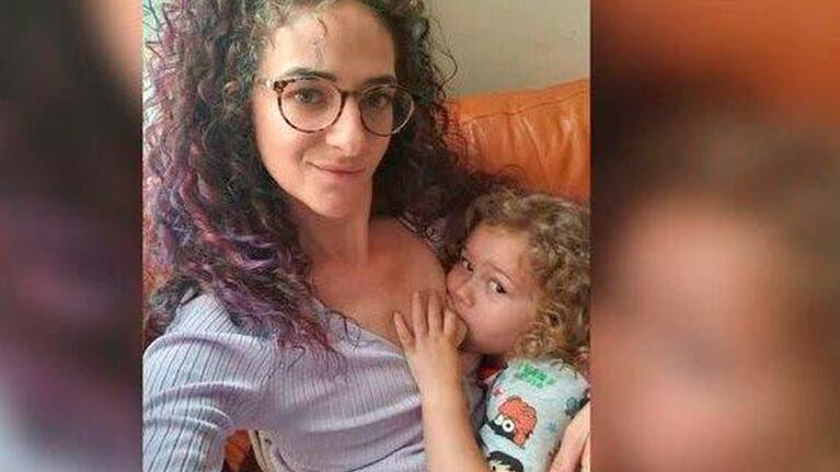 Beccy es mamá de una nena y un nene.