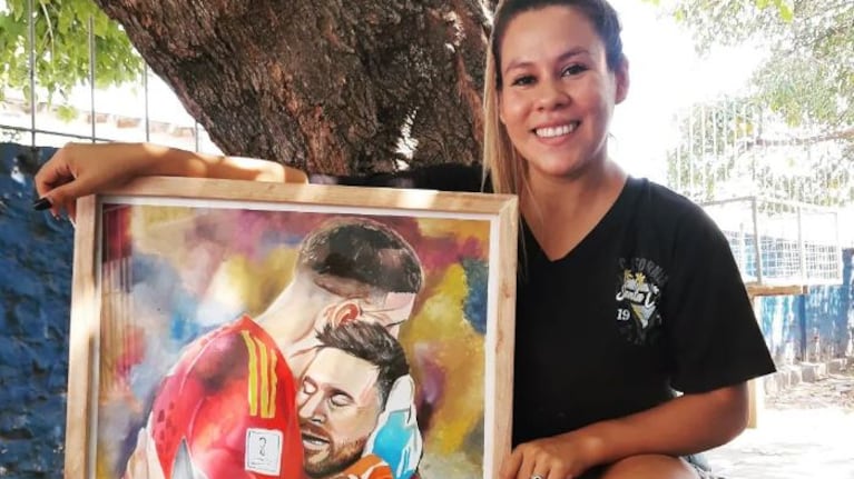 Belén Portillo reconoció que la lucha del Dibu la representa.