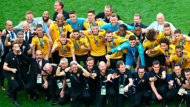 Bélgica hizo historia en Rusia al conquistar el tercer puesto en los mundiales. 