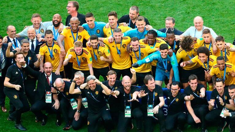Bélgica hizo historia en Rusia al conquistar el tercer puesto en los mundiales.