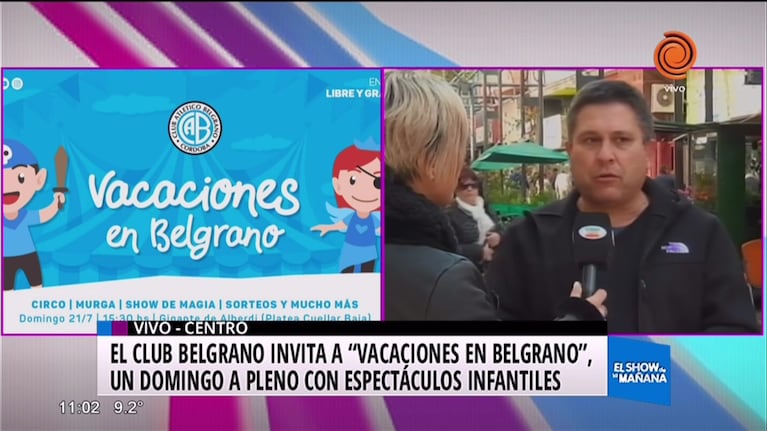 Belgrano abre las puertas del Gigante para las vacaciones