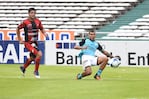 Belgrano contra Patronato, en el segundo partido sin público. Foto: Lucio Casalla / ElDoce.tv