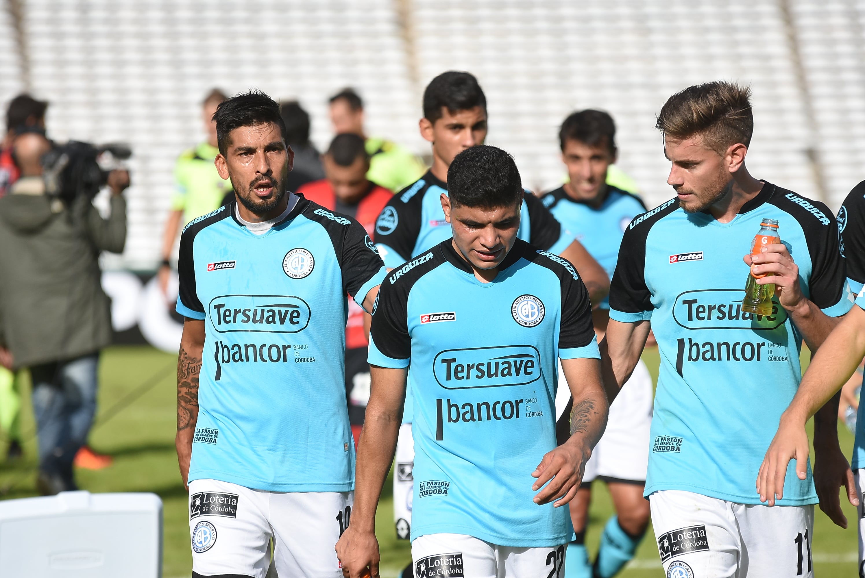 Belgrano contra Patronato, en el segundo partido sin público. Foto: Lucio Casalla / ElDoce.tv