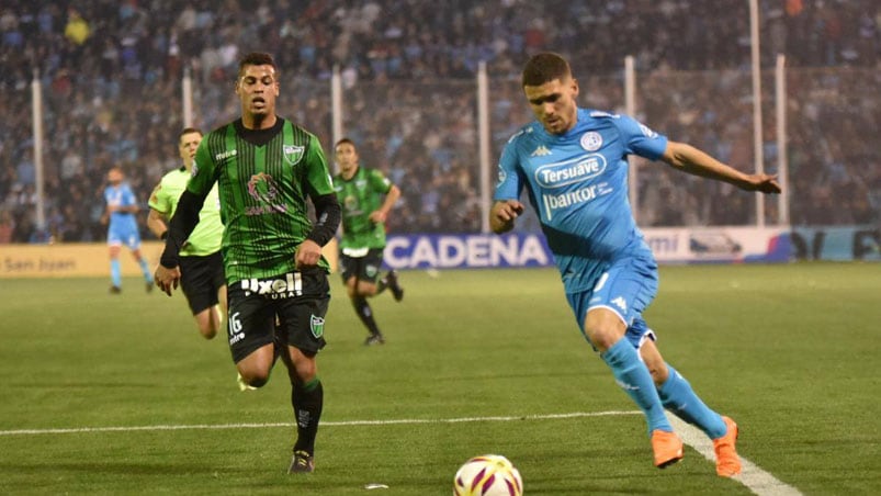 Belgrano debutó, en la Superliga, con un empate sin goles ante San Martín de San Juan. Foto: Lucio Casalla/ElDoce.tv