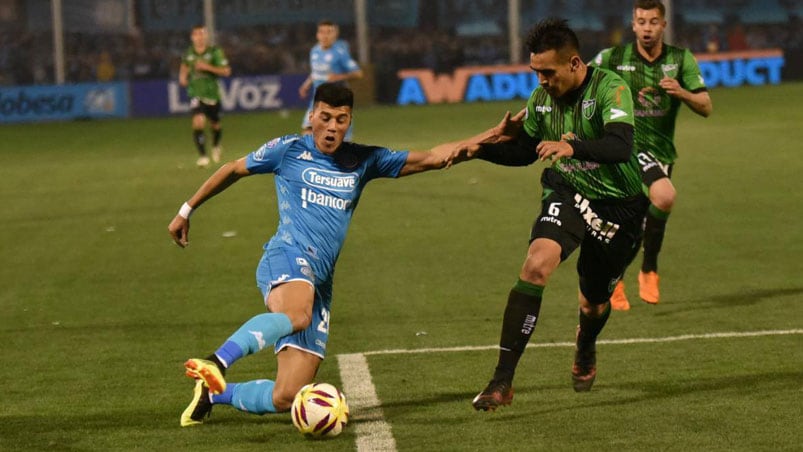 Belgrano debutó, en la Superliga, con un empate sin goles ante San Martín de San Juan. Foto: Lucio Casalla/ElDoce.tv