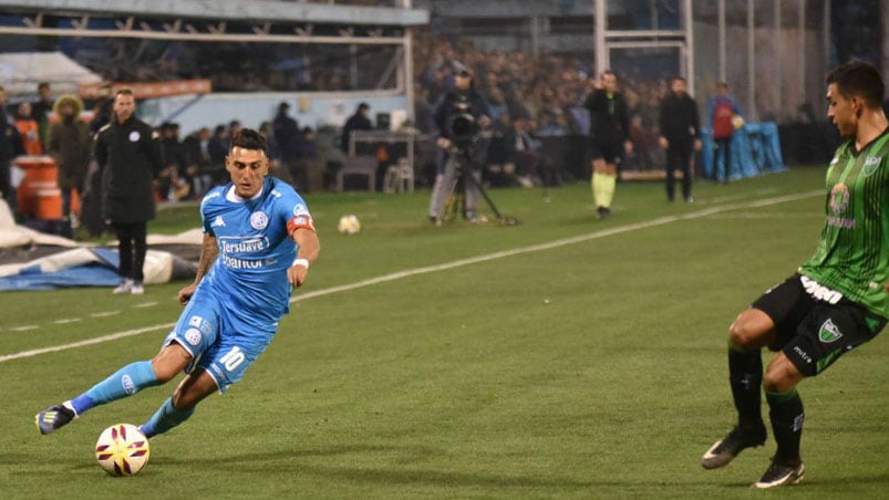 Belgrano debutó, en la Superliga, con un empate sin goles ante San Martín de San Juan. Foto: Lucio Casalla/ElDoce.tv