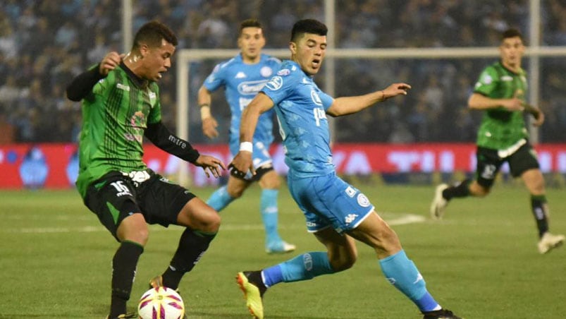 Belgrano debutó, en la Superliga, con un empate sin goles ante San Martín de San Juan. Foto: Lucio Casalla/ElDoce.tv