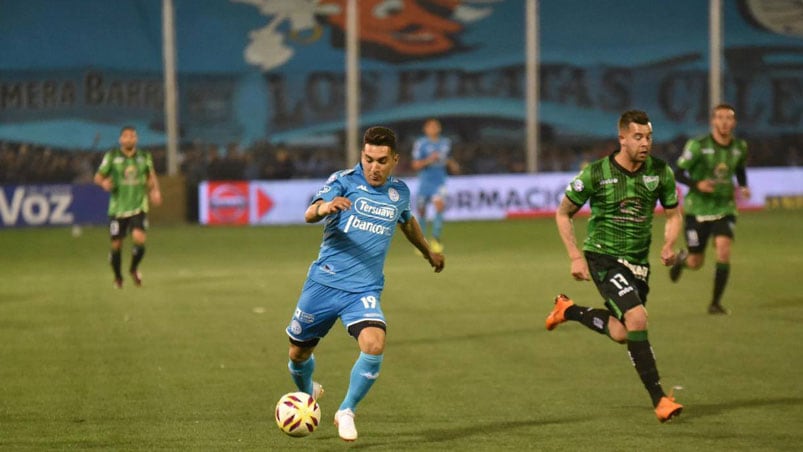 Belgrano debutó, en la Superliga, con un empate sin goles ante San Martín de San Juan. Foto: Lucio Casalla/ElDoce.tv