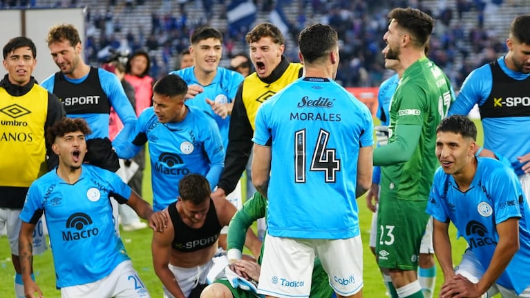 Belgrano festejó el piratazo en el Kempes.