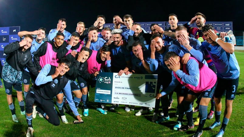 Belgrano ganó en Junín y pasó a octavos de final de la Copa Argentina. Foto: Prensa Belgrano.