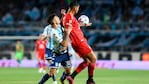 Belgrano juega con la camiseta roja alternativa en Avellaneda. Foto: Prensa CAB.