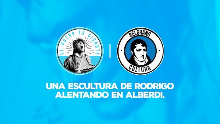 Belgrano junta fondos para colocar una estatua de Rodrigo