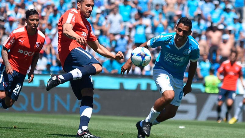 Belgrano mejoró, pero no logró marcar contra Independiente.  Foto: Lucio Casalla / ElDoce.tv