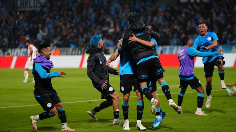 Belgrano venció a Unión: los festejos (Foto: Lucio Casalla)