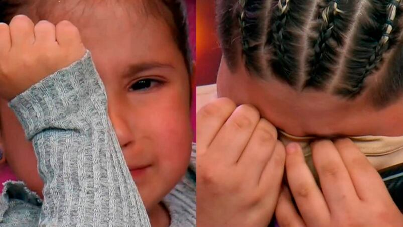 Benicio y Cielo, emocionados hasta las lágrimas en Buenas Noches Familia.