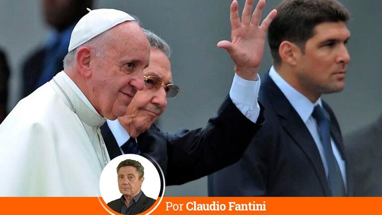Bergoglio confesó tener "un vínculo humano" con Castro.