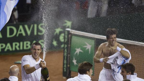 Berlocq y Mayer le dieron el triunfo a Argentina. Foto: Clarín