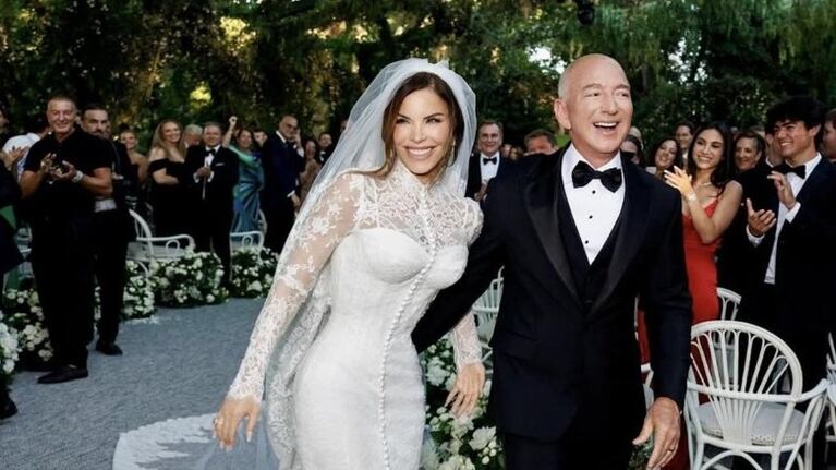 Bezos tuvo una boda multimillonaria en Venecia.