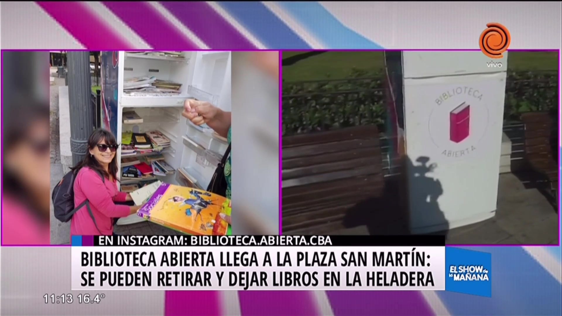 Biblioteca Abierta llegó a la Plaza San Martín