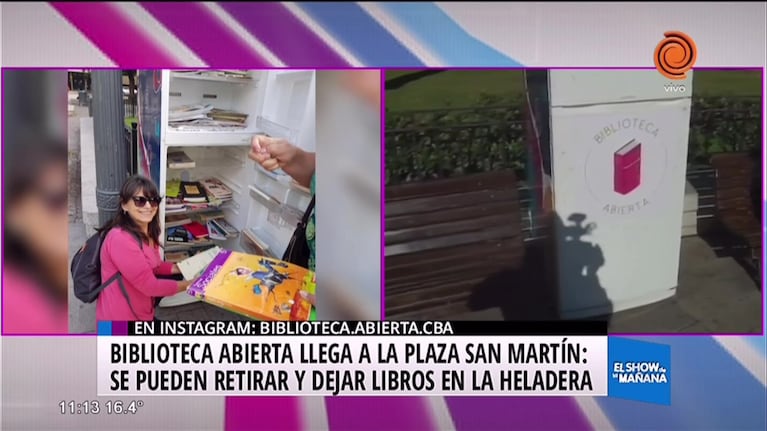 Biblioteca Abierta llegó a la Plaza San Martín