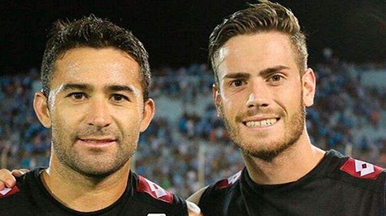 Bieler y Melano, los goleadores de la noche.