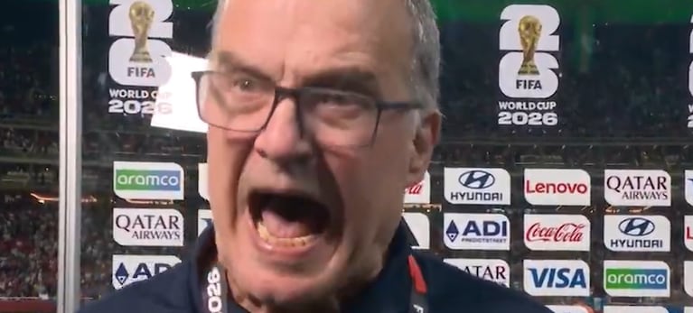 Bielsa estalló tras la eliminación de Uruguay del Mundial. Imagen: captura ESPN.