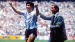 Bilardo y Maradona, una dupla que llevó a la Argentina a lo más alto. 