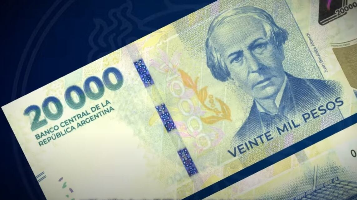 billete 20 mil pesos