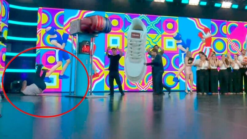 Blooper en el programa conducido por Guido Kaczka.