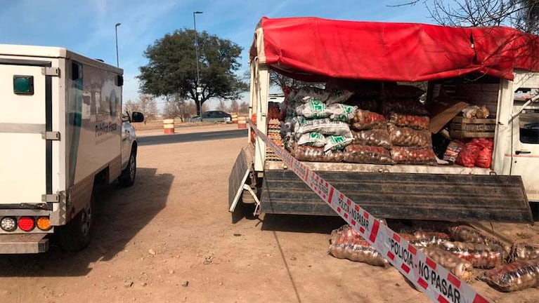 Bº Los Olmos: un comerciante murió aplastado por 10 bolsas de papas que pretendía vender