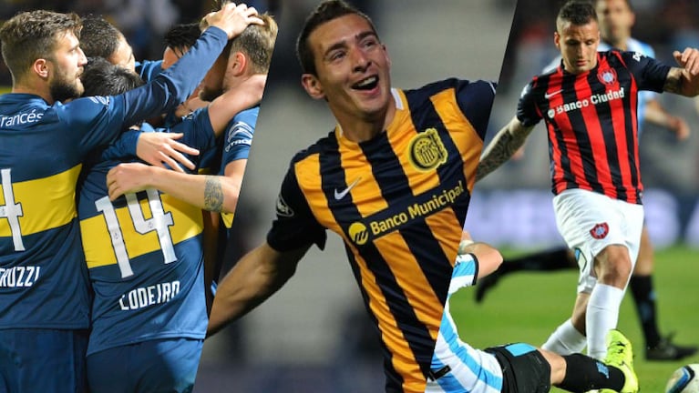 Boca, Central y San Lorenzo quieren ser campeones