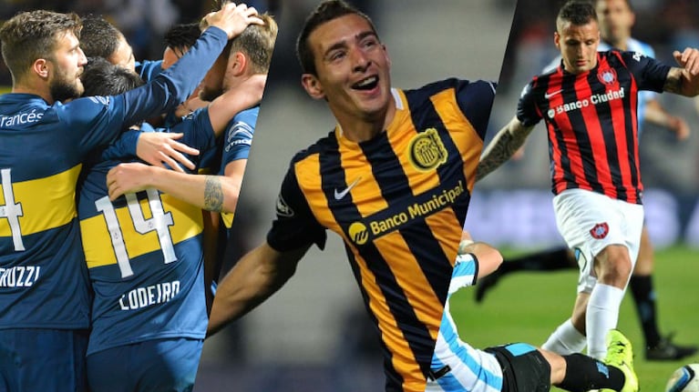 Boca, Central y San Lorenzo quieren ser campeones