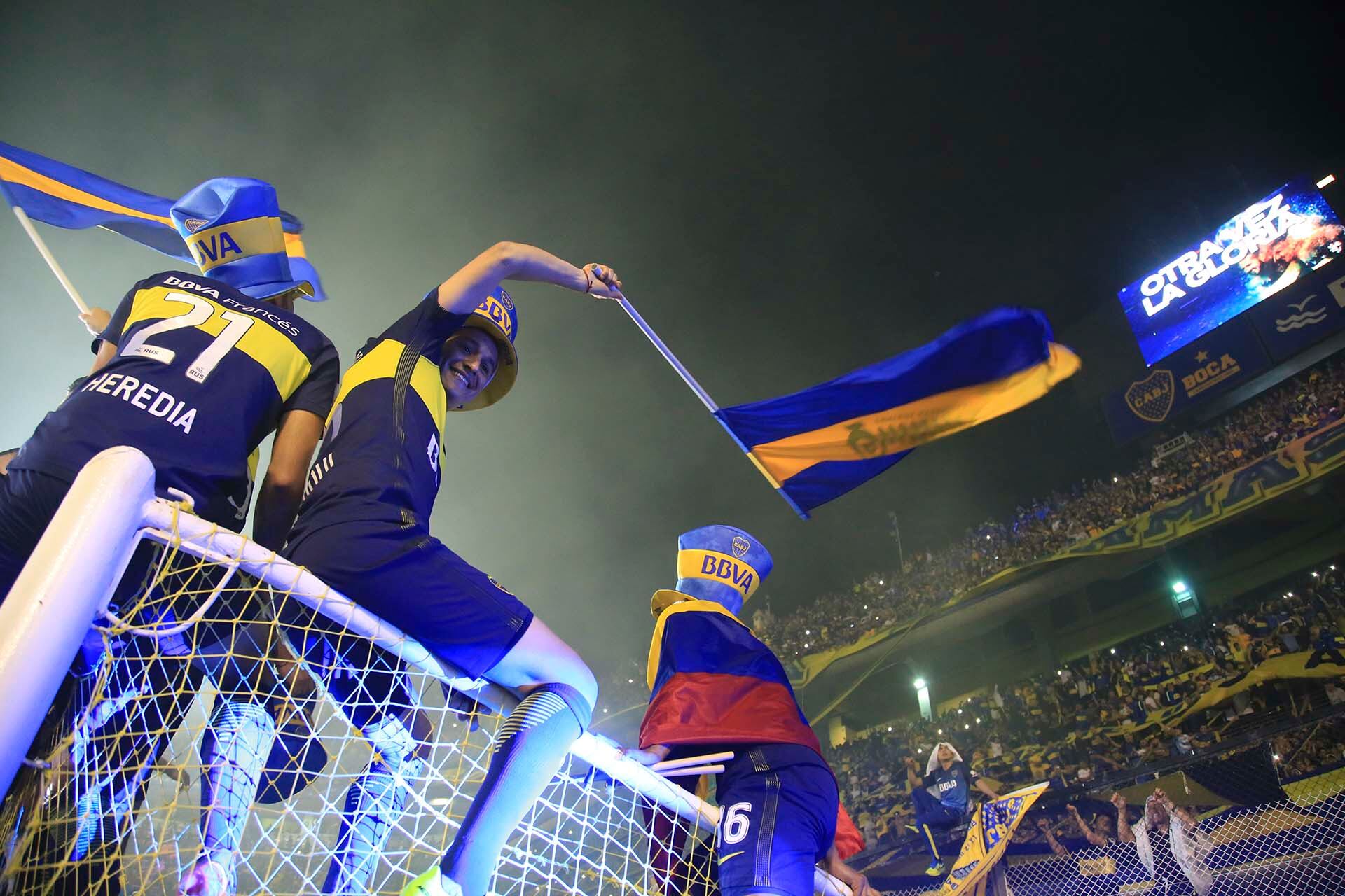 Boca festejó el título en la Bombonera. Foto: Infobae. 