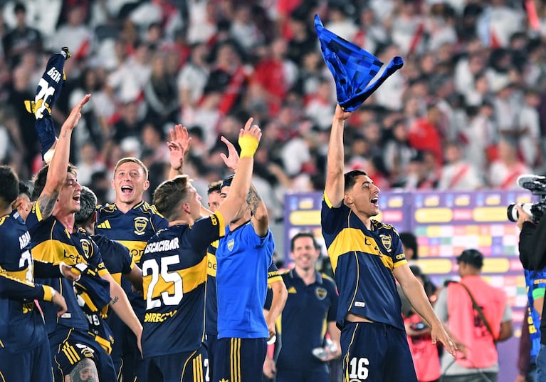 Boca se quedó con el Superclásico ante River en el Monumental.