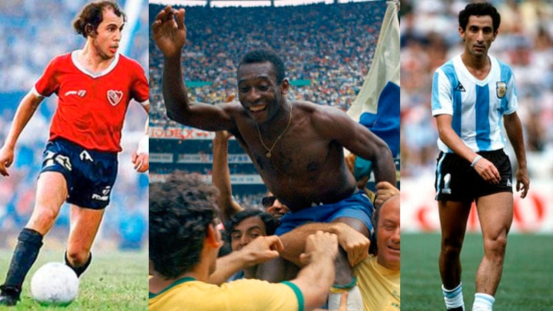 Bochini y Ardiles consideran a Pelé como el mejor de la historia.