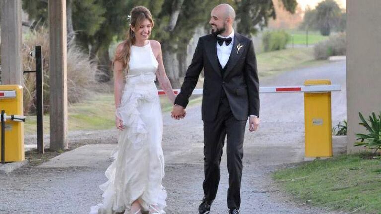 Boda soñada: las fotos de la fiesta de casamiento de Abel Pintos y Mora Calabrese