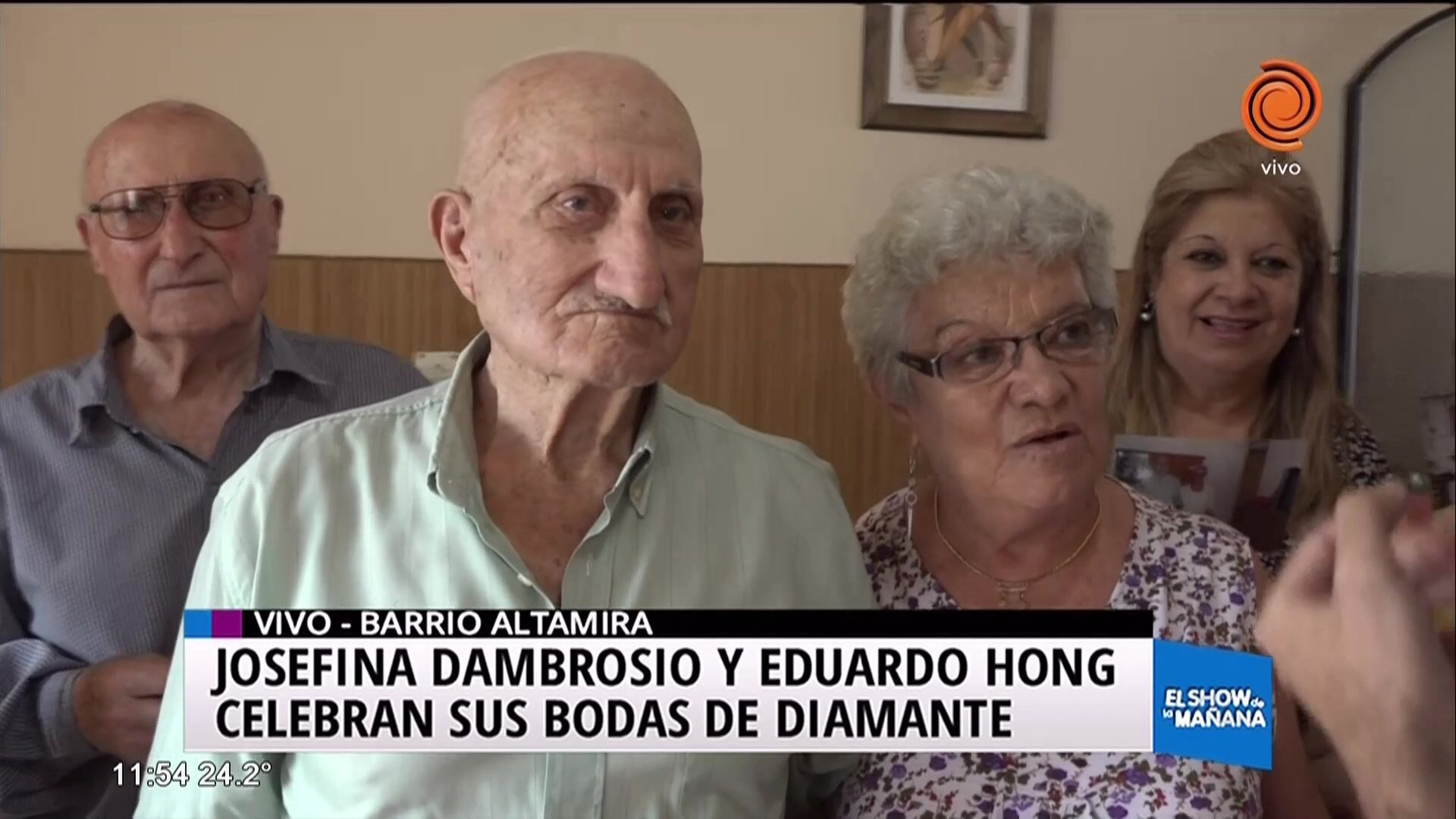 Bodas de diamante en Barrio Las Lilas