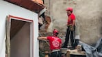 Bomberos trabajaron en el lugar.