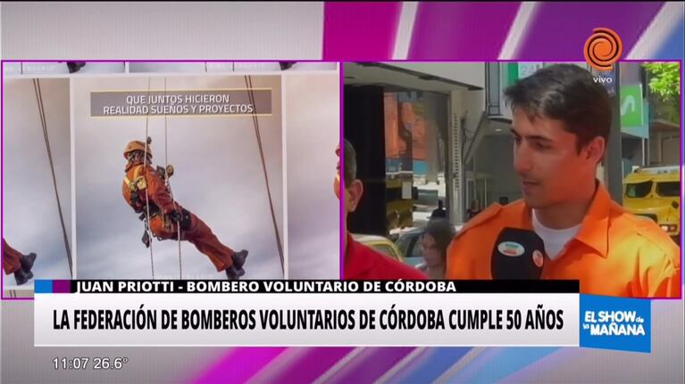 Bomberos Voluntarios celebran sus 50 años en el Parque del Chateau