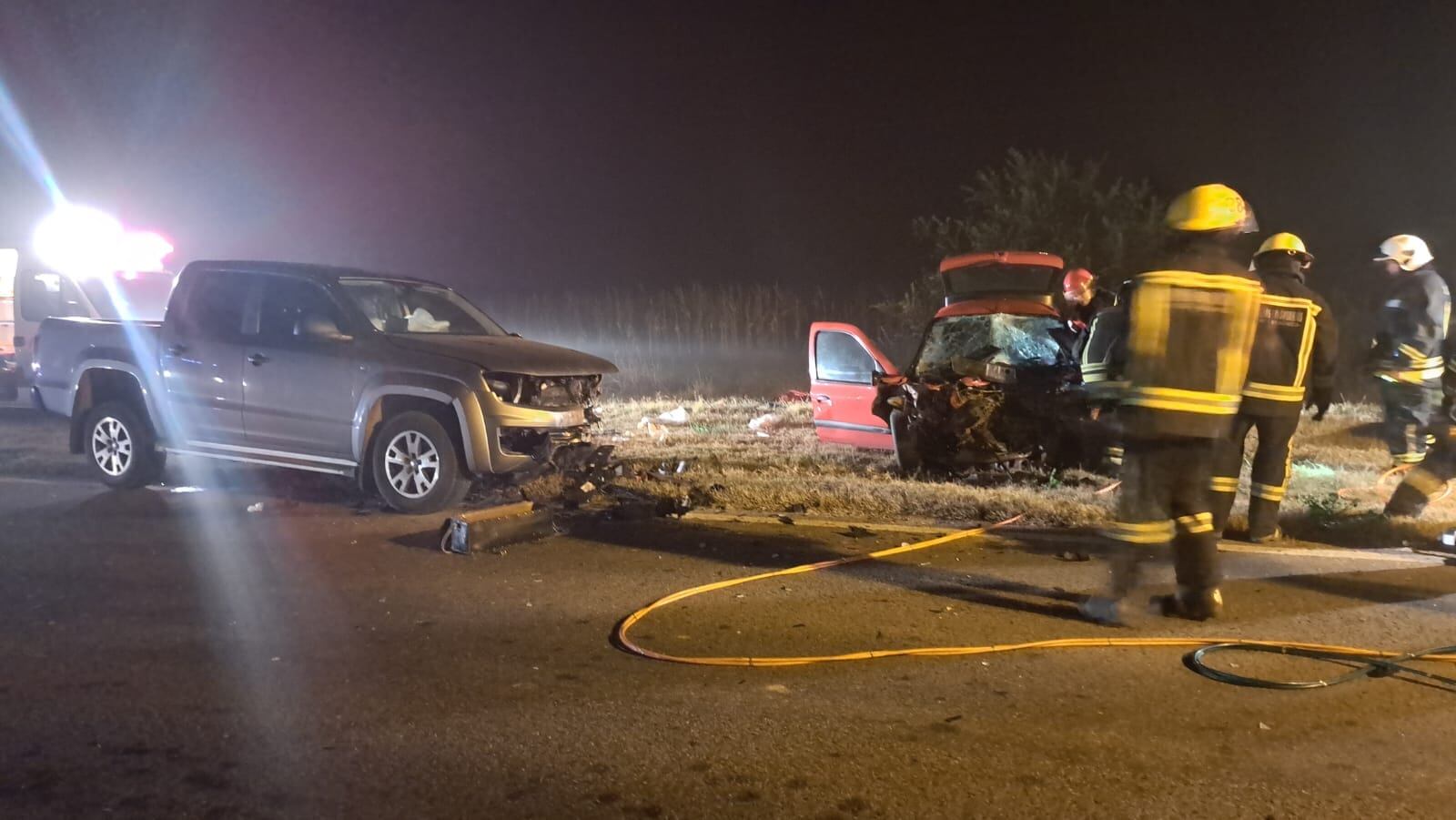 Bomberos y Policía tuvieron que intervenir.