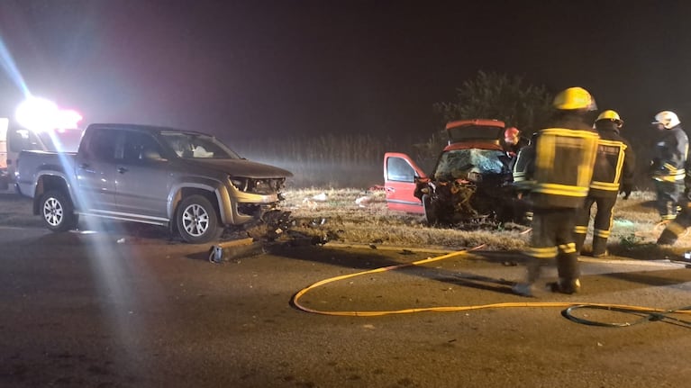 Bomberos y Policía tuvieron que intervenir.