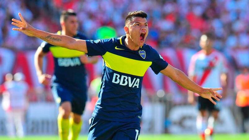 Bou grita el primero de la tarde en el Monumental. Foto: Clarín.