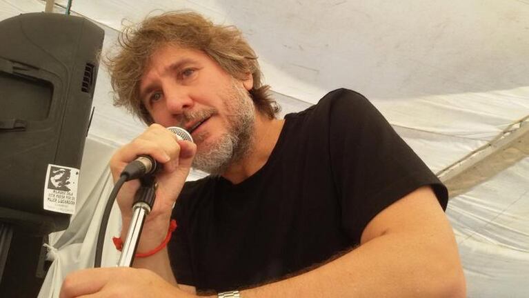 Boudou reapareció en el acampe en Plaza de Mayo