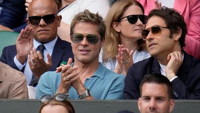Brad Pitt vio la final de Wimbledon y su apariencia revolucionó las redes